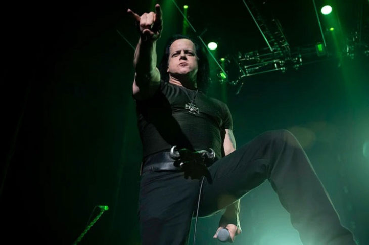 Glenn Danzig en vivo con Misfits el 14 de diciembre de 2019 en Philadelphia.