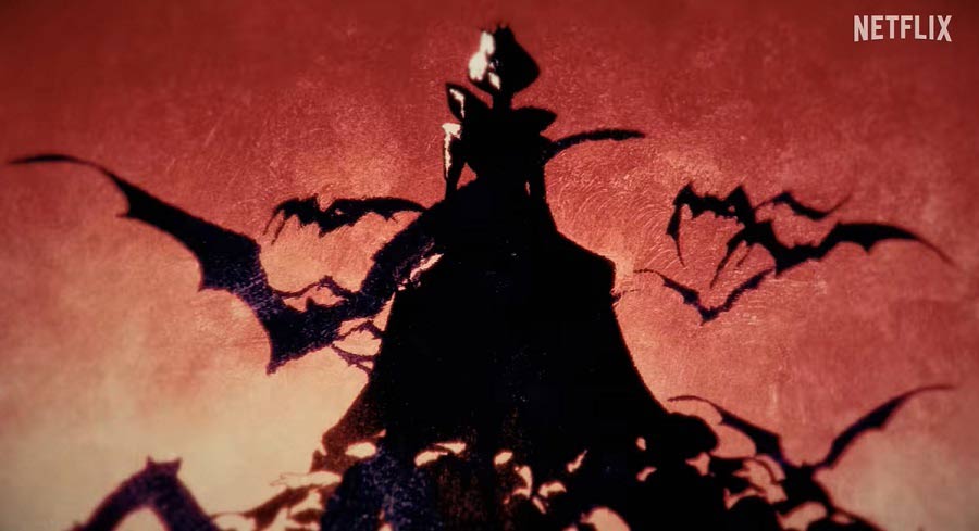 Captura de pantalla del trailer de Castlevania Nocturne.