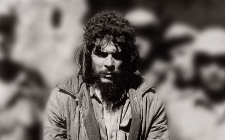 Ernesto "Che" Guevara capturado en Bolivia.