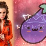 No es un trans, es Cynthia de la Vega y el logo de Miss México.
