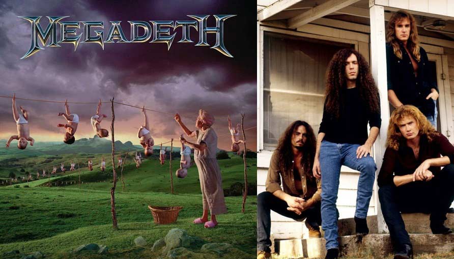 Portada del Youthanasia y Megadeth en 1994.