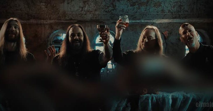 Captura de pantalla del video clip "Bury The Cross... With Your Christ" de Deicide.