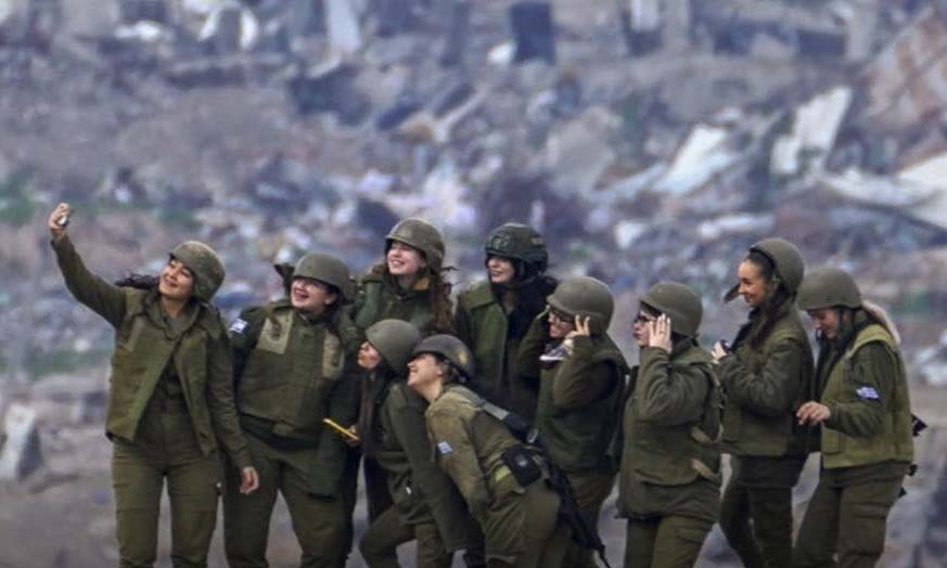 Militares de Israel en la franja de Gaza.