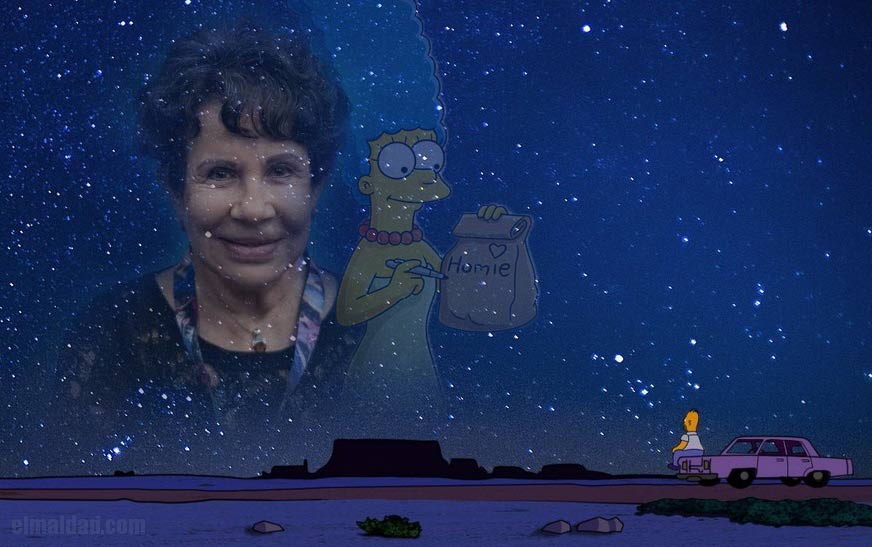 Nancy MacKenzie dio vida a Marge Simpson.