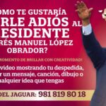 Concurso para despedirte de AMLO.