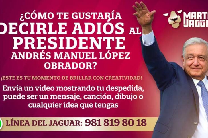 Concurso para despedirte de AMLO.