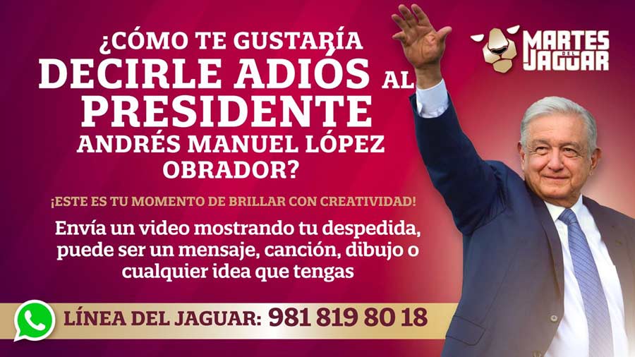 Concurso para despedirte de AMLO.