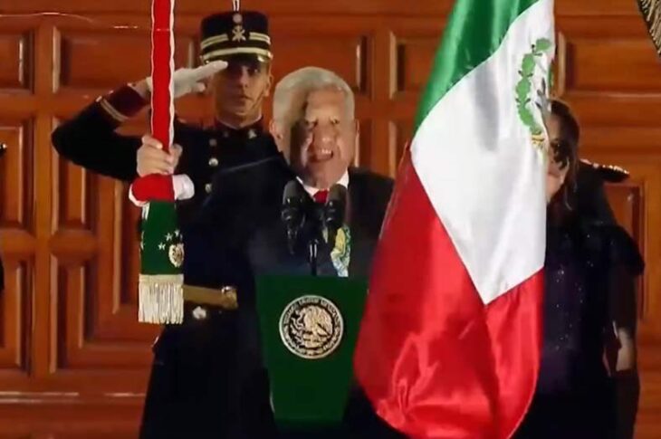 AMLO dando el "grito" este 2024.