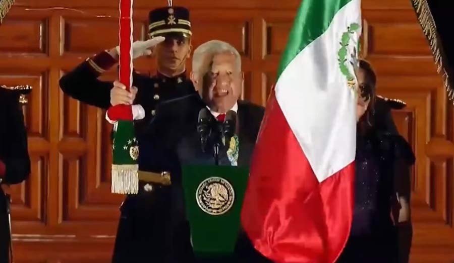 AMLO dando el "grito" este 2024.