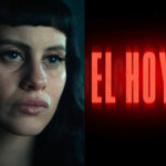 Milena Smit y el logo de El Hoyo 2.