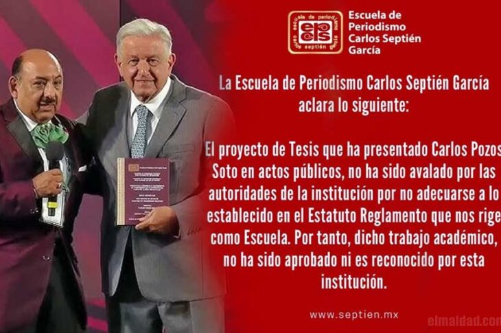 Lord Molécula, AMLO y el comunicado de la escuela.