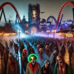 Imagen promocional del festival del terror de Six Flags.