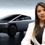 Tesla Cybertruck y la diputada Citlalli Téllez.