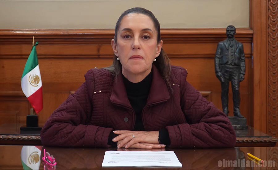 Claudia Sheinbaum en su comunicado.