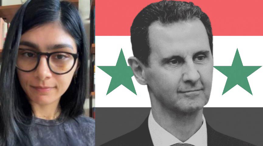 Mia Khalifa y Bashar al Assad.