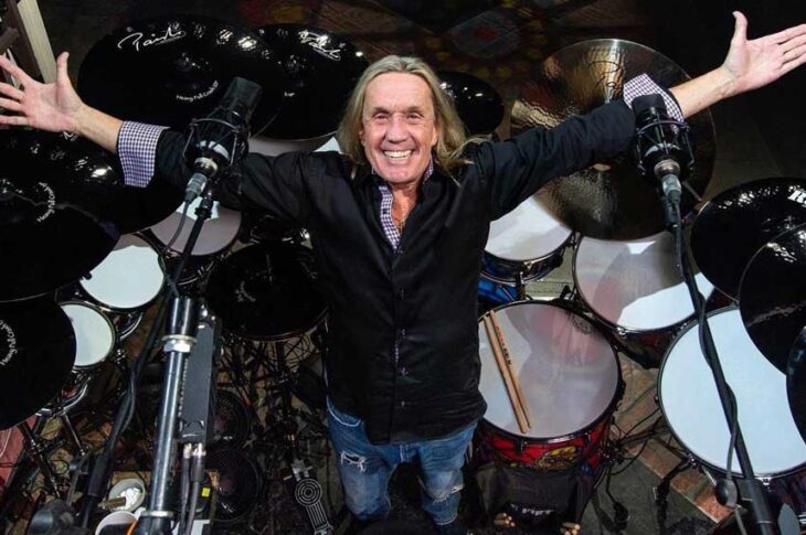 Nicko McBrain, foto de 2023.