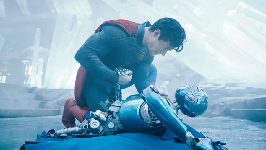 Captura de pantalla del avance de Superman.