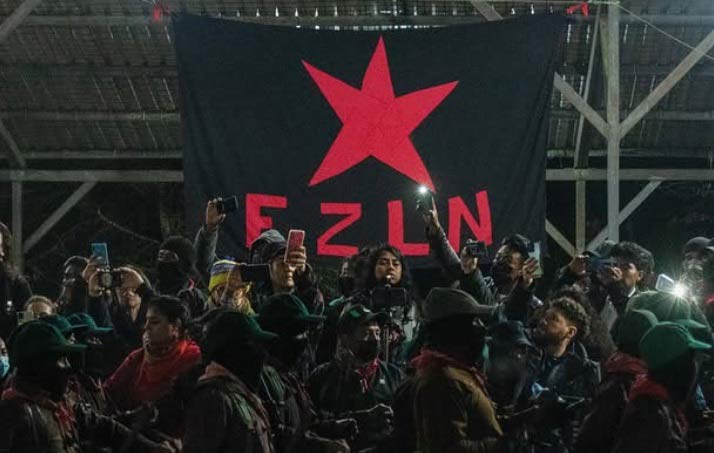 EZLN conmemorando su 31 aniversario de levantamiento armado.