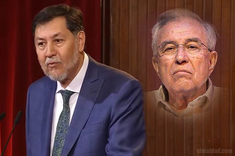 Noroña respalda a gobernador peon del narco pero ni dice bien su nombre.