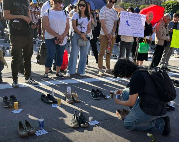 Manifestación en la CDMX.