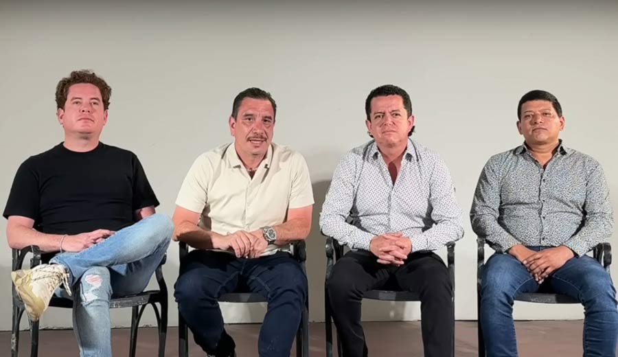 Los Alegres del Barranco en su video pidiendo disculpas.
