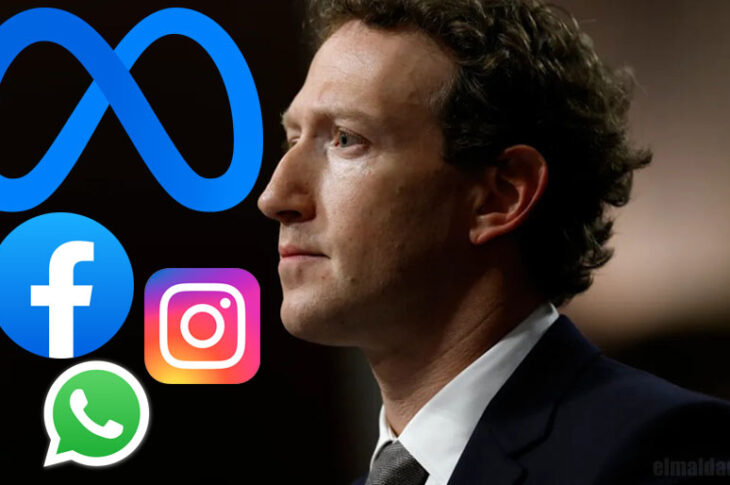 Meta: funsión entre Facebook, Instagram y WhatsApp, propiedad de Mark Zuckerberg.