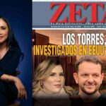 Adela Navarro y la portada reciente del semanario ZETA.