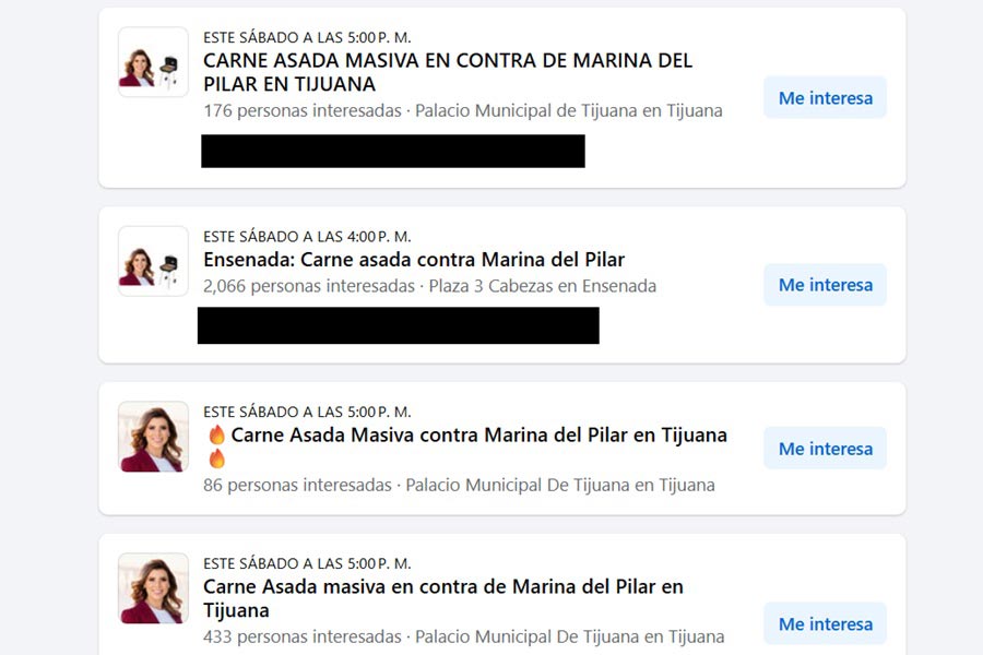 Carne asada contra Marina del Pilar en Tijuana y Ensenada.