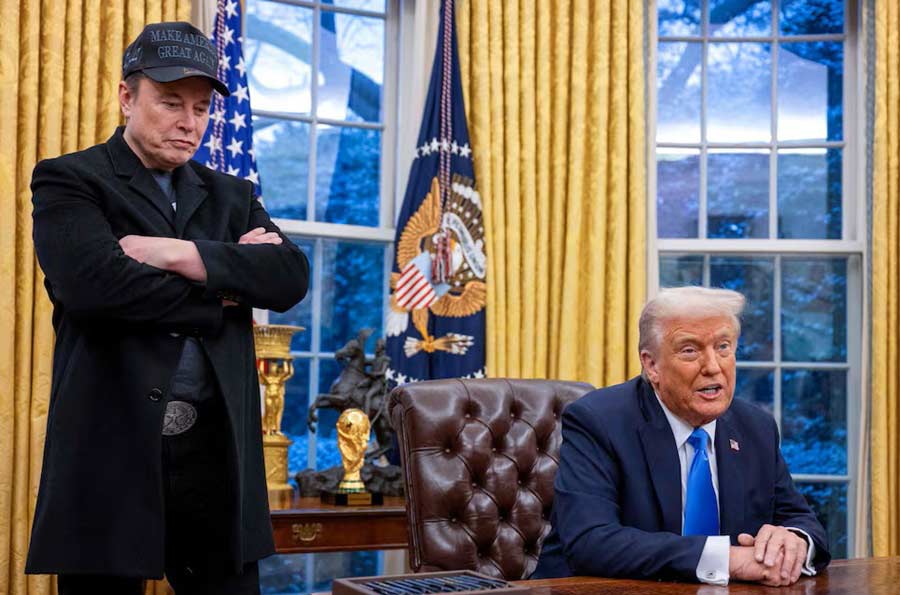 Elon Musk y Donald Trump.