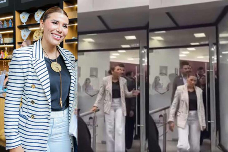 Marina del Pilar con sonrisa y sin sonrisa.