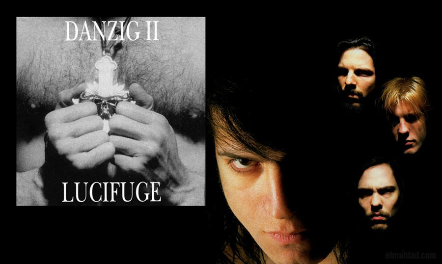 Portada del Danzig II: Lucifuge y la banda de ese entonces.