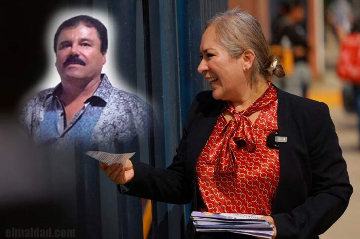 El Chapo y Silvia Delgado.