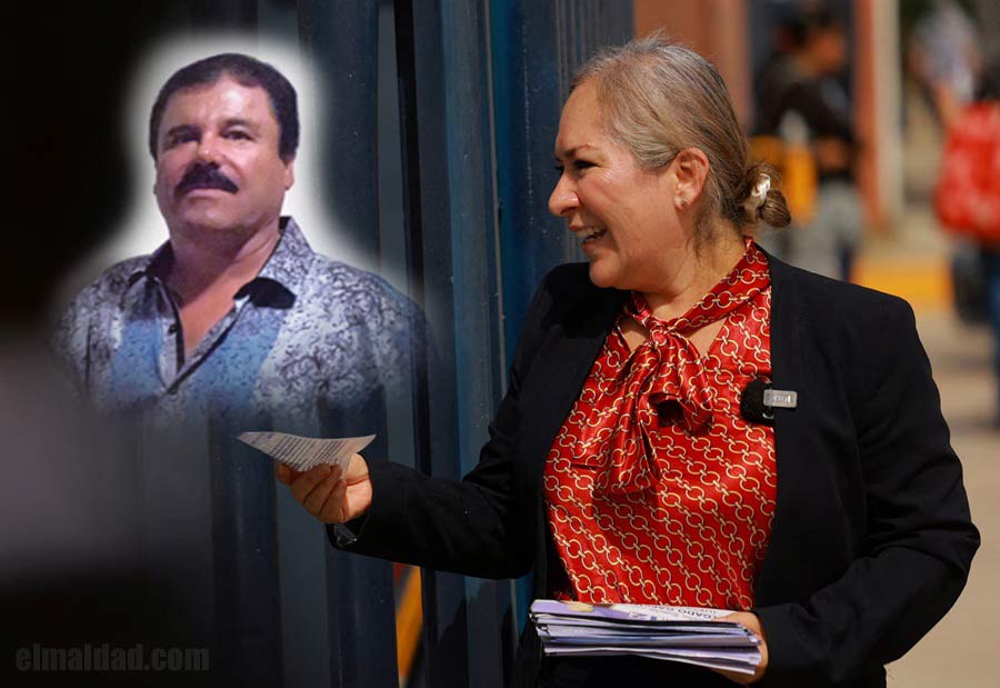 El Chapo y Silvia Delgado.