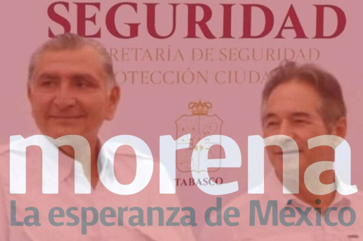 Adán Augusto y Hernán Bermúdez.