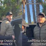 Momento en que ICE arresta a Julio César Chávez Junior.