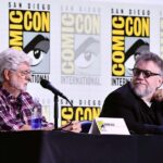 George Lucas y Guillermo del Toro en la Comic-Con.