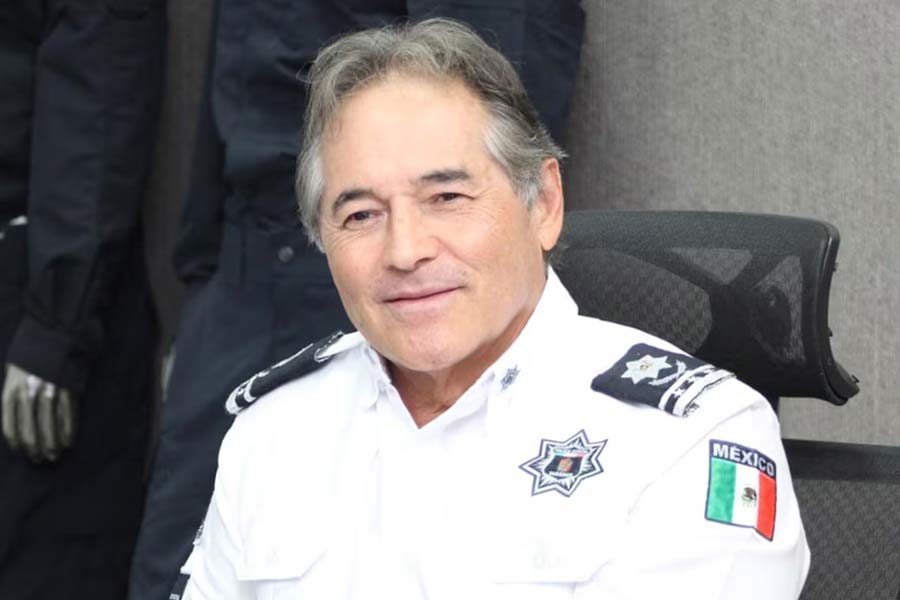 Hernán Bermúdez cuando era secretario de seguridad.