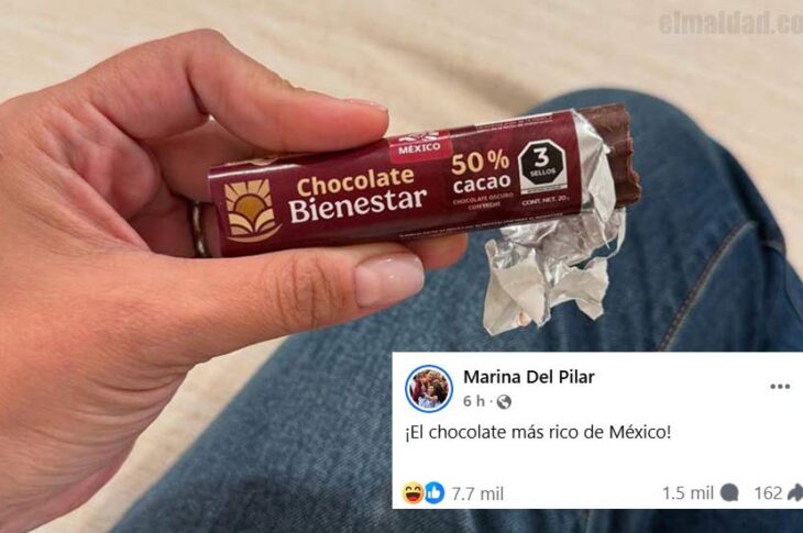 Mano de Marina del Pilar presumiendo lo impresumible.