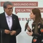 Ricardo Monreal y Maryfer Centeno.