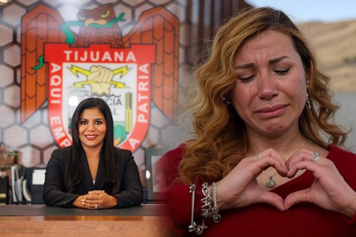 Montserrat Caballero y meme de Marina del Pilar hecho con ia.