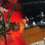 Portada del disco "ultimate sin" de Ozzy Osbourne y el senado dando un minuto de aplausos.