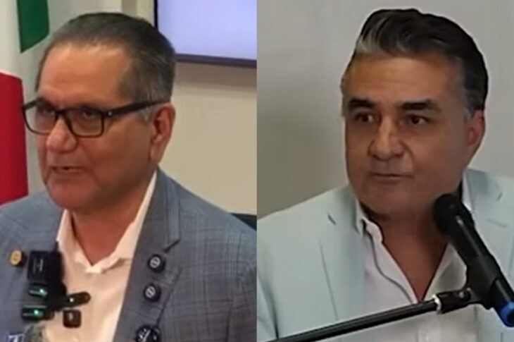 Octavio Sandoval y Ruiz Uribe. Imágenes de MF Noticias Mexical.