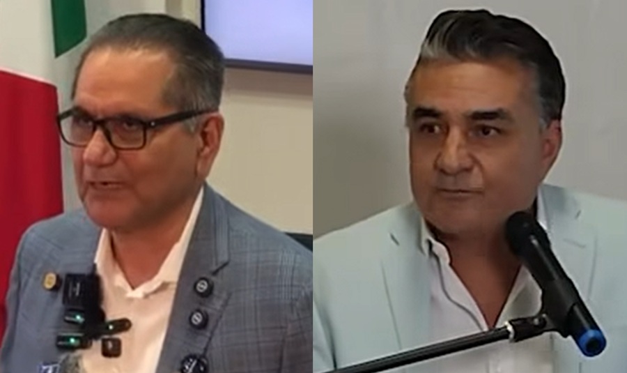 Octavio Sandoval y Ruiz Uribe. Imágenes de MF Noticias Mexical.