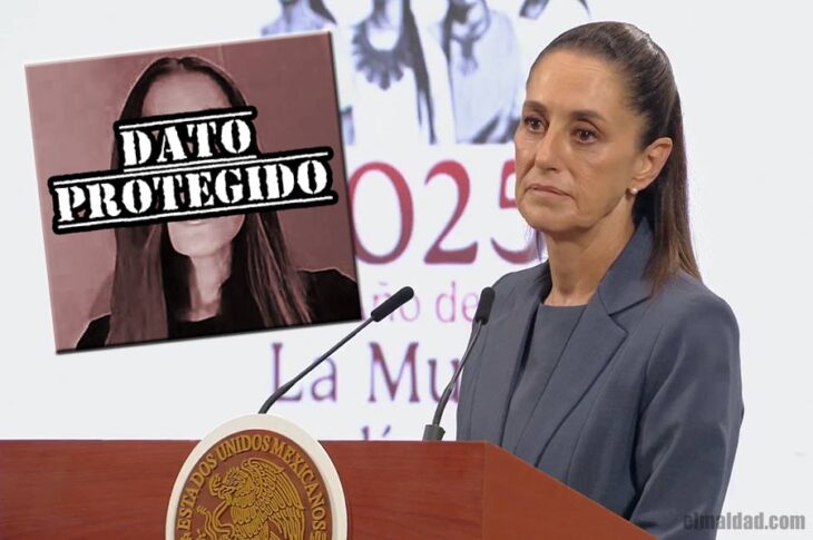 La diputada "dato protegido" y Claudia Sheinbaum.