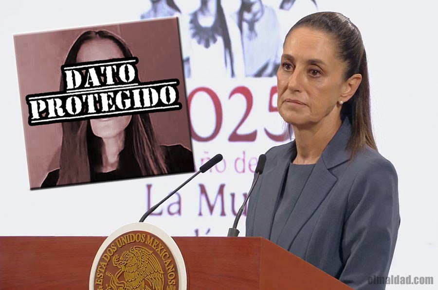 La diputada "dato protegido" y Claudia Sheinbaum.