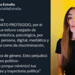 Tweet de disculpa y la del "dato protegido".