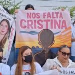 Amigos y familiares se manifestaron a favor de Cristina.