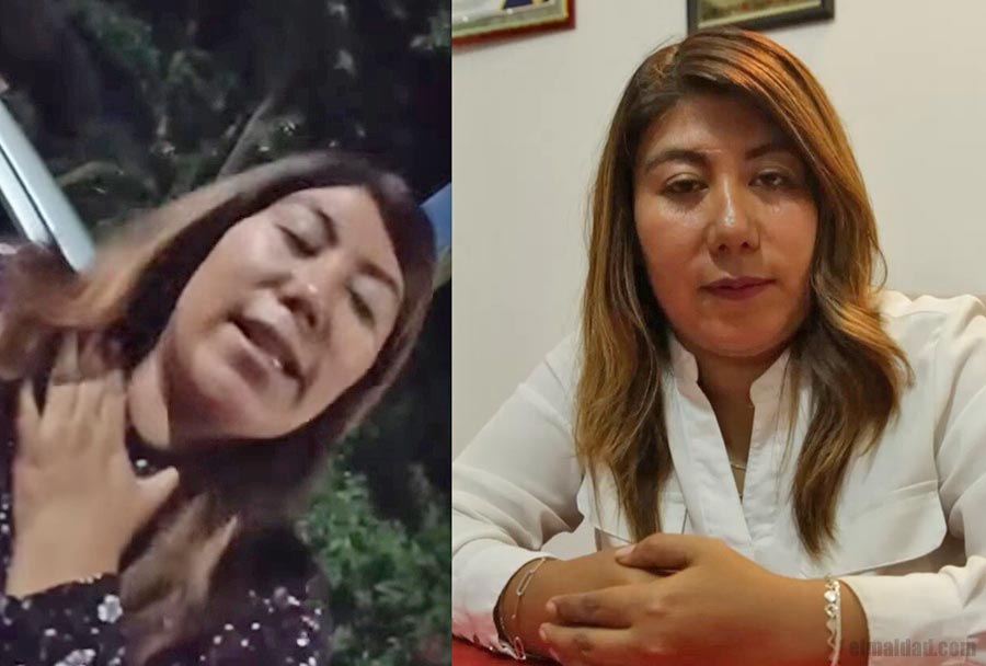 Natalie Chávez ebria y cruda.