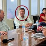 Sergio Polanco en reunión.