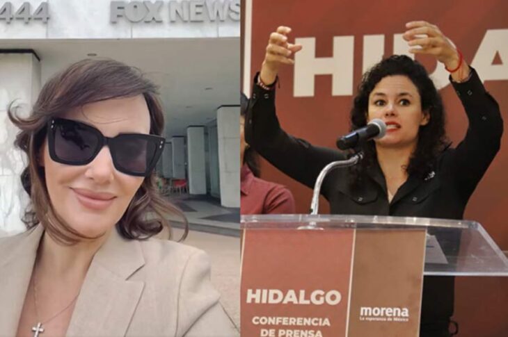 Lilly Téllez y Luisa Alcalde.